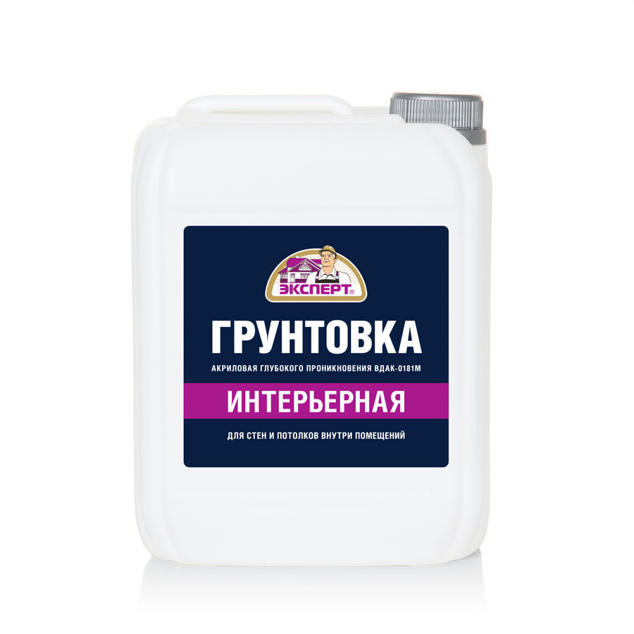 Интерьерный акриловый грунт ЭКСПЕРТ