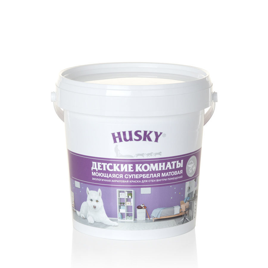 Краска для детских комнат HUSKY