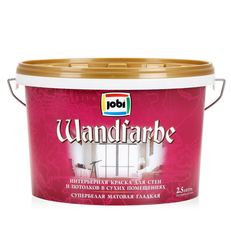 Краска для стен и потолков JOBI Wandfarbe