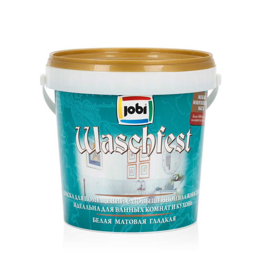 Краска для кухонь и ванных комнат JOBI Waschfest