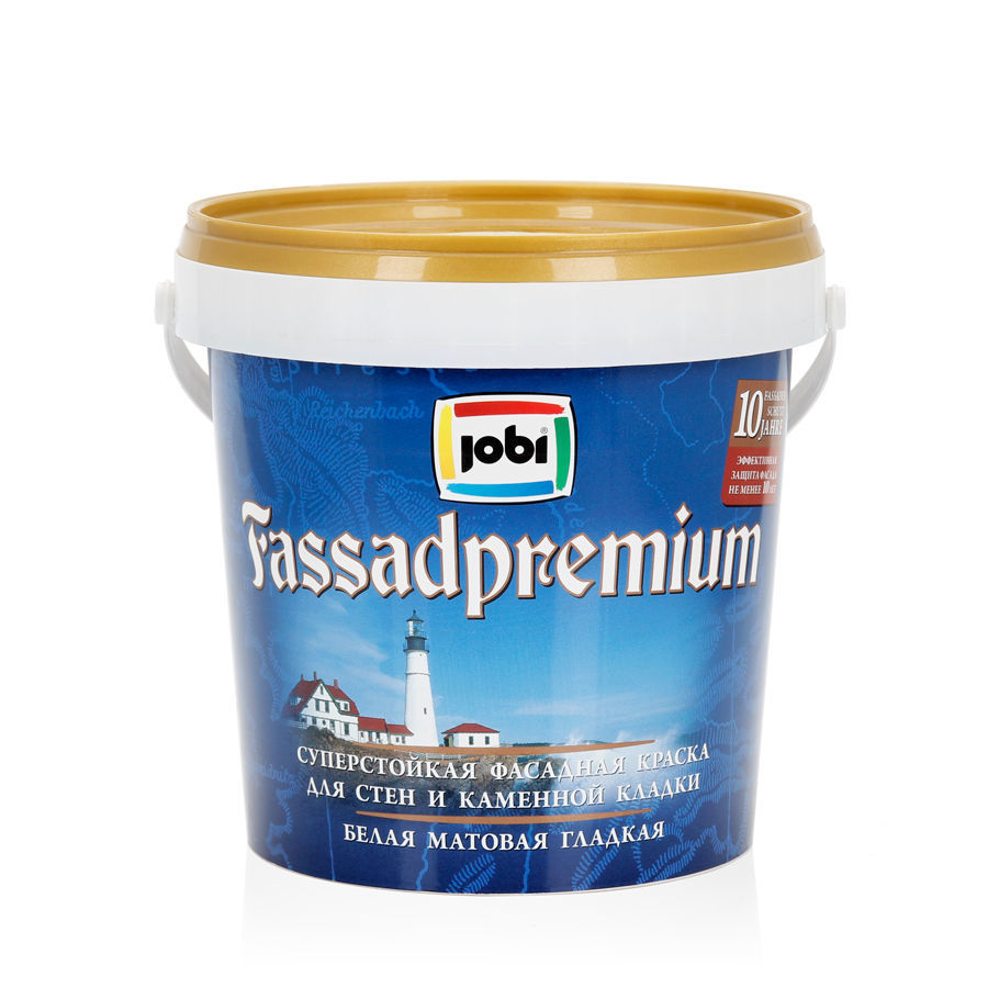 Фасадная суперстойкая краска JOBI FassadPremium