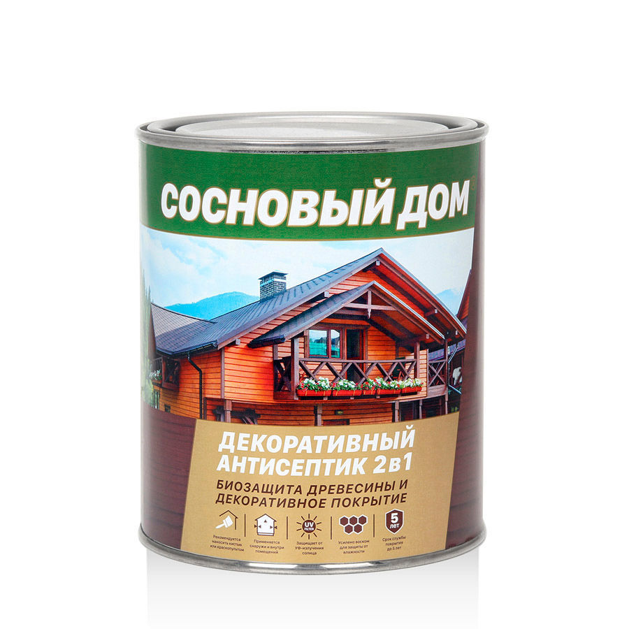 Декоративный антисептик для дерева «Сосновый Дом»