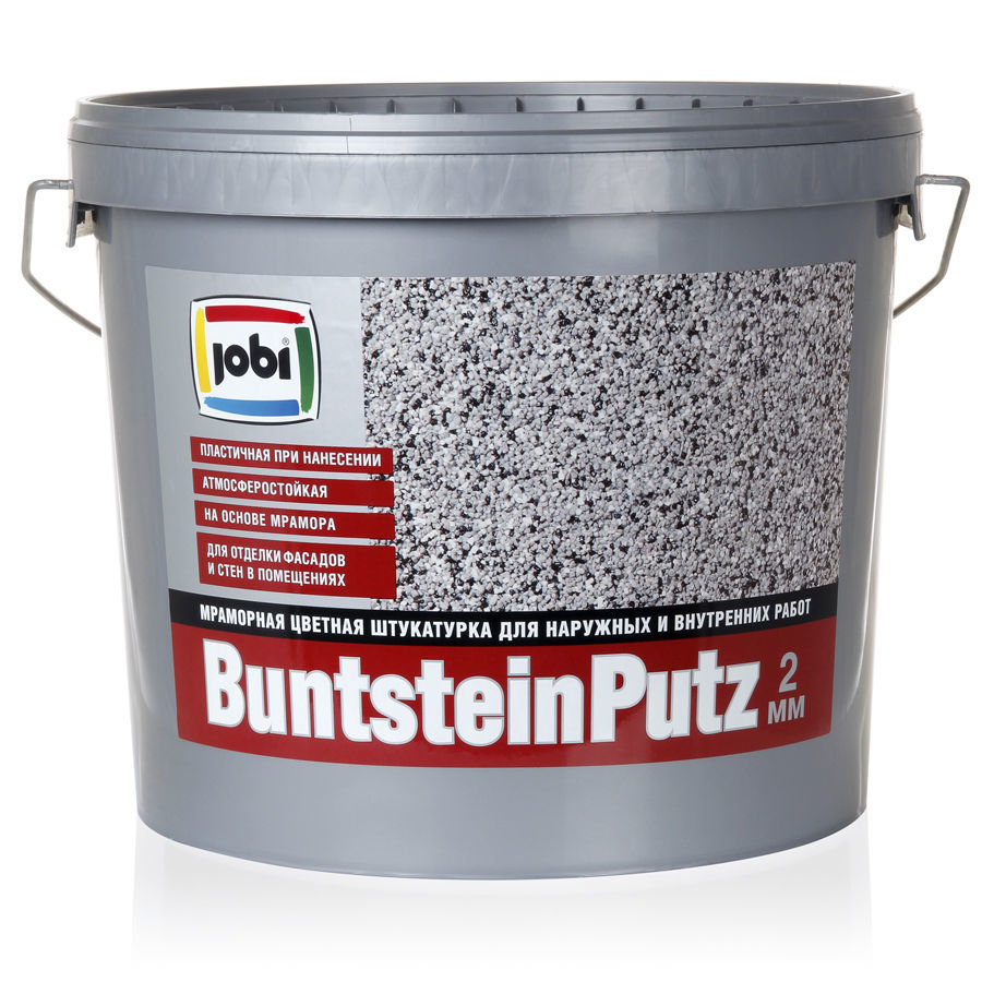 Мраморная штукатурка 2 мм JOBI BuntsteinPutz