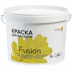 Краска Simple Fusion / Симпл Фьюжен водно-дисперсионная для фасадов