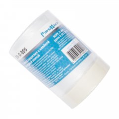 Пленка защитная с клейкой малярной лентой, прозрачная, HDPE, рулон 0,55 х 25 м, толщина 8 мкм