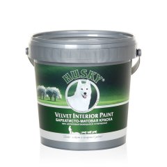 Бархатная краска для стен HUSKY Velvet Interior Paint