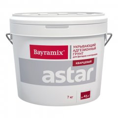 Грунт Bayramix Astar / Байрамикс Астар Кварцевый для внутренних и наружных работ B1 белый 7 кг