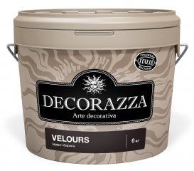 Декоративное покрытие Decorazza Velours / Декораза Велюр VL 001, 6 кг