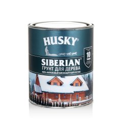 Акриловый биозащитный грунт для дерева HUSKY Siberian