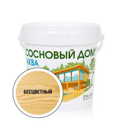 Антисептик акриловый декоративный для дерева «Сосновый Дом» АКВА