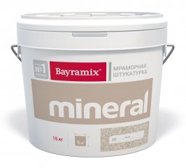 Штукатурка мраморная Bayramix Mineral / Байрамикс Минерал фракция 0,7-1,2 мм цвет 353, 15 кг