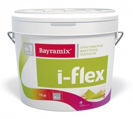 Штукатурка фактурная Bayramix i-Flex / Байрамикс Ай-Флекс фракция 0,7-1,2 мм белая 14 кг