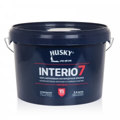 HUSKY INTERIO 7 матовая интерьерная краска