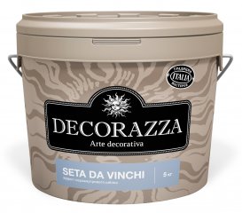 Декоративное покрытие Decorazza Seta da Vinci / Декораза Сета да Винчи SD 001, 5 кг