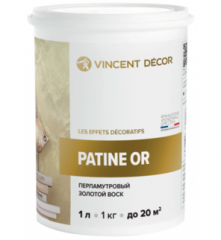 Перламутровый золотой воск Vincent Decor Patina OR / Винсент Декор Патина Ор